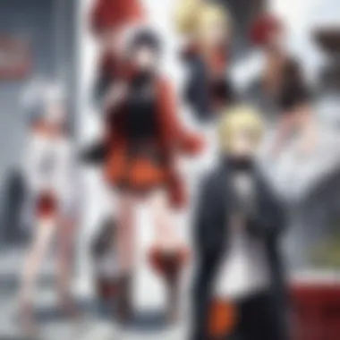 Character Evolution of Naruto An artistic portrayal of Naruto's character evolution throughout the series