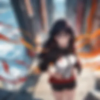 A depiction of an intense battle scene from a crucial arc in Naruto