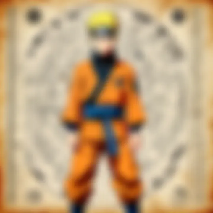 A detailed map showcasing the vital locations within the Naruto universe.