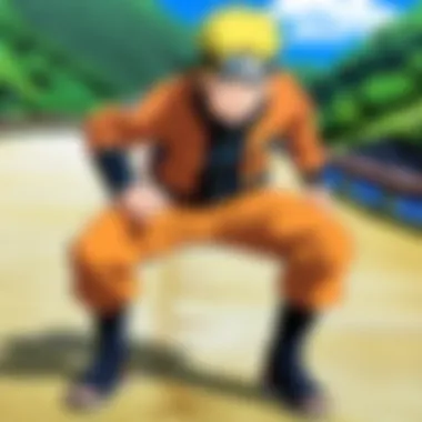Climactic Moments of Naruto's Journey A detailed scene showcasing the climactic moments of Naruto's journey.