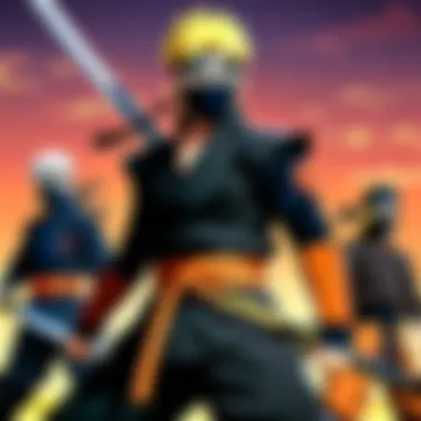 The Seven Ninja Swordsmen A visual representation of the Seven Ninja Swordsmen