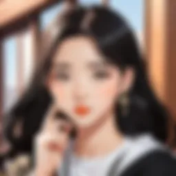 Naver Webtoon platform interface showcasing various comic genres