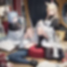 An illustrative collage of diverse manga covers representing various genres