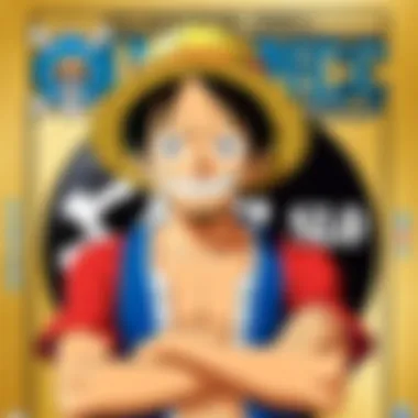 One Piece DVD Collection Cover Cover art of the One Piece anime DVD collection showcasing iconic characters.