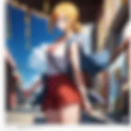 A vibrant collage of One Piece movie posters showcasing iconic characters