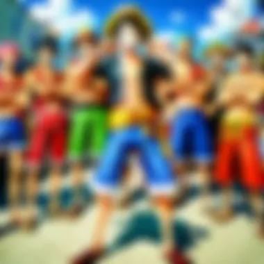 Behind the Scenes of One Piece Behind-the-scenes production stills of the One Piece series.