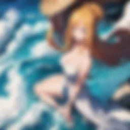 A captivating scene from One Piece showcasing iconic characters