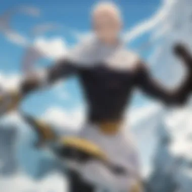 The Iconic Hero: Saitama's Unmatched Strength Saitama striking a heroic pose