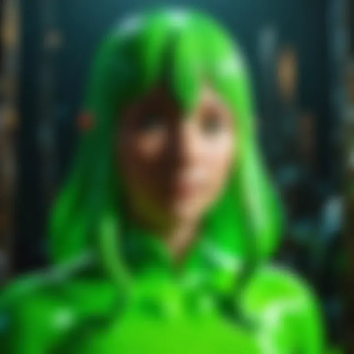 Concept art highlighting character development throughout the series