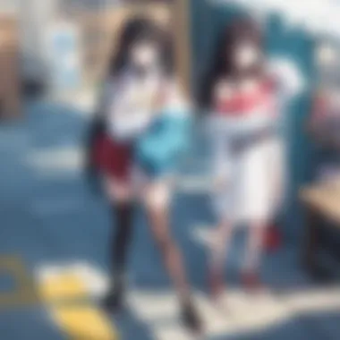 Exploring Anime Culture and Community An artistic portrayal of anime culture and community interactions