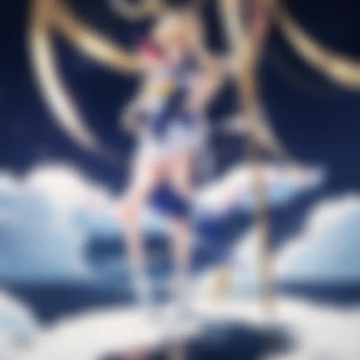 A collage highlighting the evolution of Sailor Moon's art style over the years, from manga to anime.