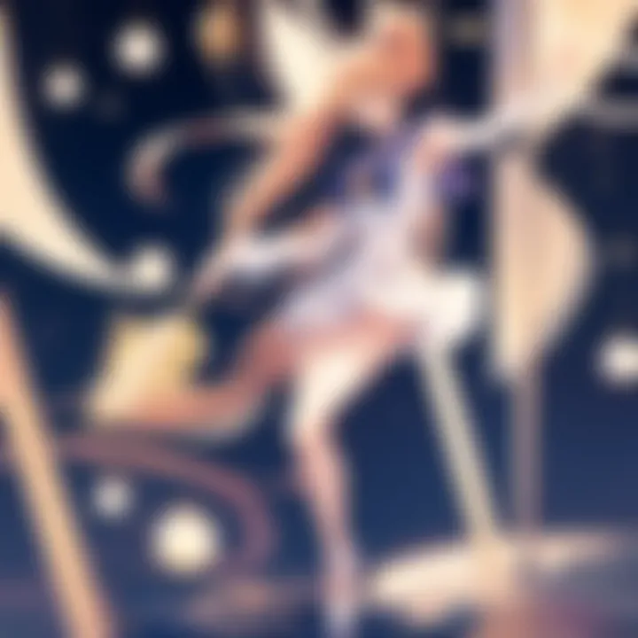 An infographic illustrating the cultural influence of Sailor Moon across different media and generations.