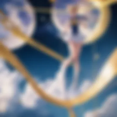 Artistry in Animation: Sailor Moon SuperS Landscapes A beautifully crafted landscape from the animated film.