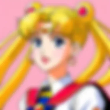 Themes of Friendship and Empowerment A conceptual artwork representing the themes of friendship and empowerment in Sailor Moon.