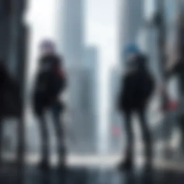 Sci-Fi Cyberpunk Cityscape Sci-Fi Cyberpunk Cityscape in Anime