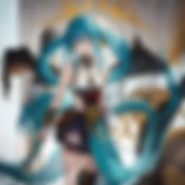 Exploring Themes in Shaman King Visual showcasing the anime's thematic elements