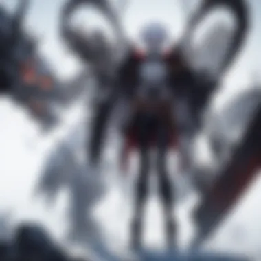 Close-Up of the Skeleton Knight Character A close-up of the Skeleton Knight character, emphasizing intricate armor details and the ethereal glow of the surrounding environment.