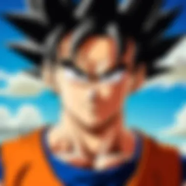 Iconic Characters of Dragon Ball Z A collage of popular Dragon Ball Z characters
