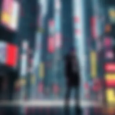 Surreal Cyberpunk Cityscape