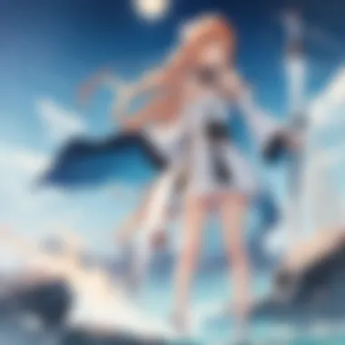 An artistic depiction of Asuna in a serene moment