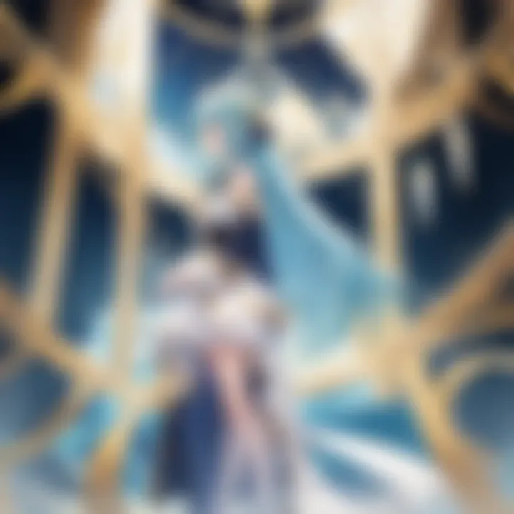 A close-up of a pivotal character from Asteria, with intricate details highlighting their unique features and emotions.