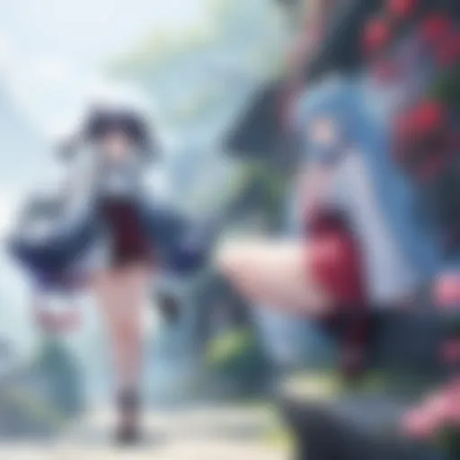 Artistic depiction of Tanjiro shoes in a mystical forest setting