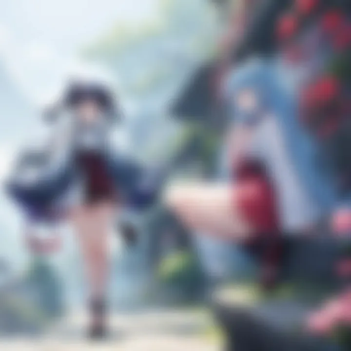 Artistic depiction of Tanjiro shoes in a mystical forest setting