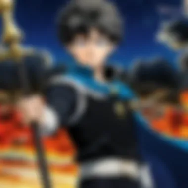 The Magical Realm of Black Clover An illustration depicting the magical realm of Black Clover