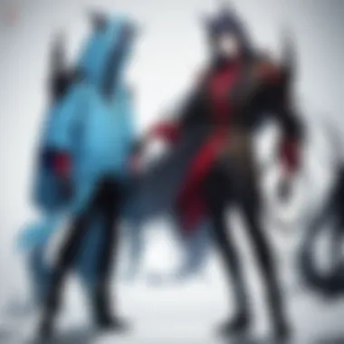 The Duality of the Monster Doctor A creature resembling both monster and healer, symbolizing duality in nature.