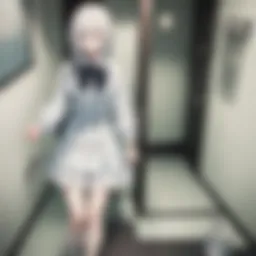 A captivating scene from Toilet-Bound Hanako-kun showcasing the supernatural elements of the series.