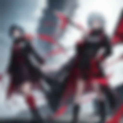 Cover art of Tokyo Ghoul Blu-ray edition showcasing iconic characters