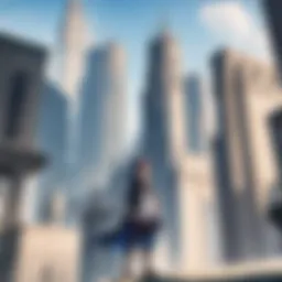 The iconic Tower of God structure with a mystical atmosphere