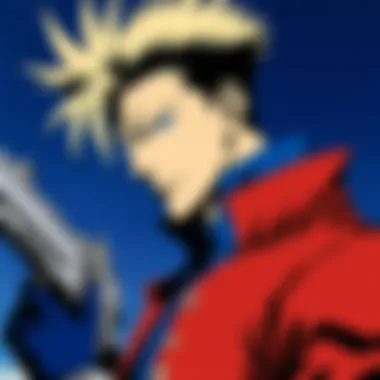 Evolution of Trigun's Release Historical poster showcasing the evolution of Trigun's release
