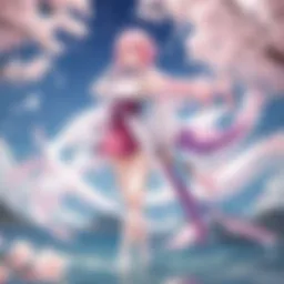 Sakura Blossoms in Moonlight