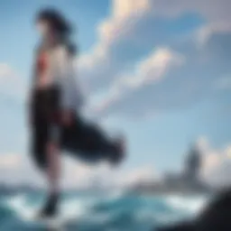 A dynamic scene depicting a pivotal moment in Vagabond showcasing the protagonist's determination.