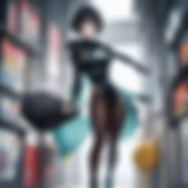 Visual Dynamics in Digital Manga Artwork showcasing the visual impact of digital manga