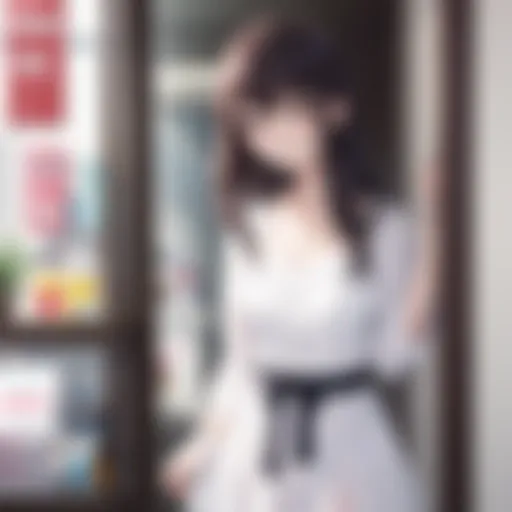 A vibrant scene from Domestic Girlfriend showcasing the main characters