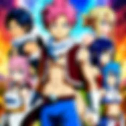 Streaming service interface showcasing Fairy Tail: Next Generation