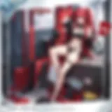 Highschool DxD promotional artwork featuring main characters