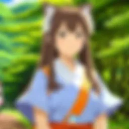 A screenshot of Non Non Biyori on a streaming platform