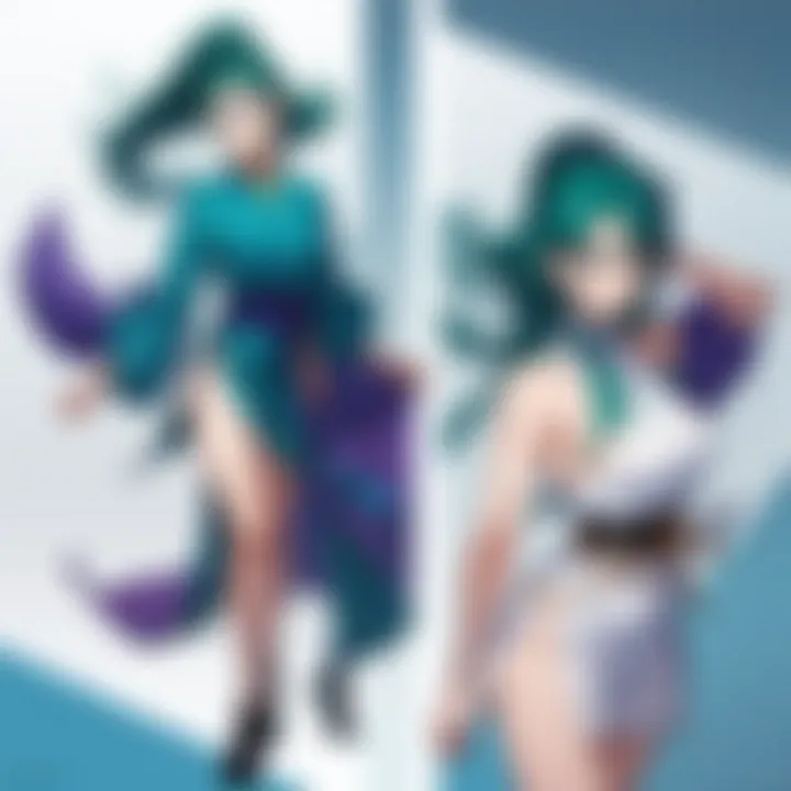 A detailed view of the accompanying art book included in the Yu Yu Hakusho box set.