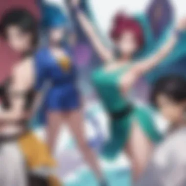 Behind the Scenes: Yu Yu Hakusho Production Behind-the-scenes artwork from the production of Yu Yu Hakusho